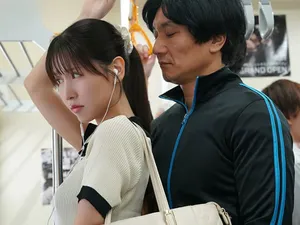 Mayuka Akimoto gives Japan blowjob on two giant weenies - Asian porn! Hardcore tearing up with fantastic japanese bitch. Mayuka Akimoto, a magnificent woman, is eager to please two sultry men.